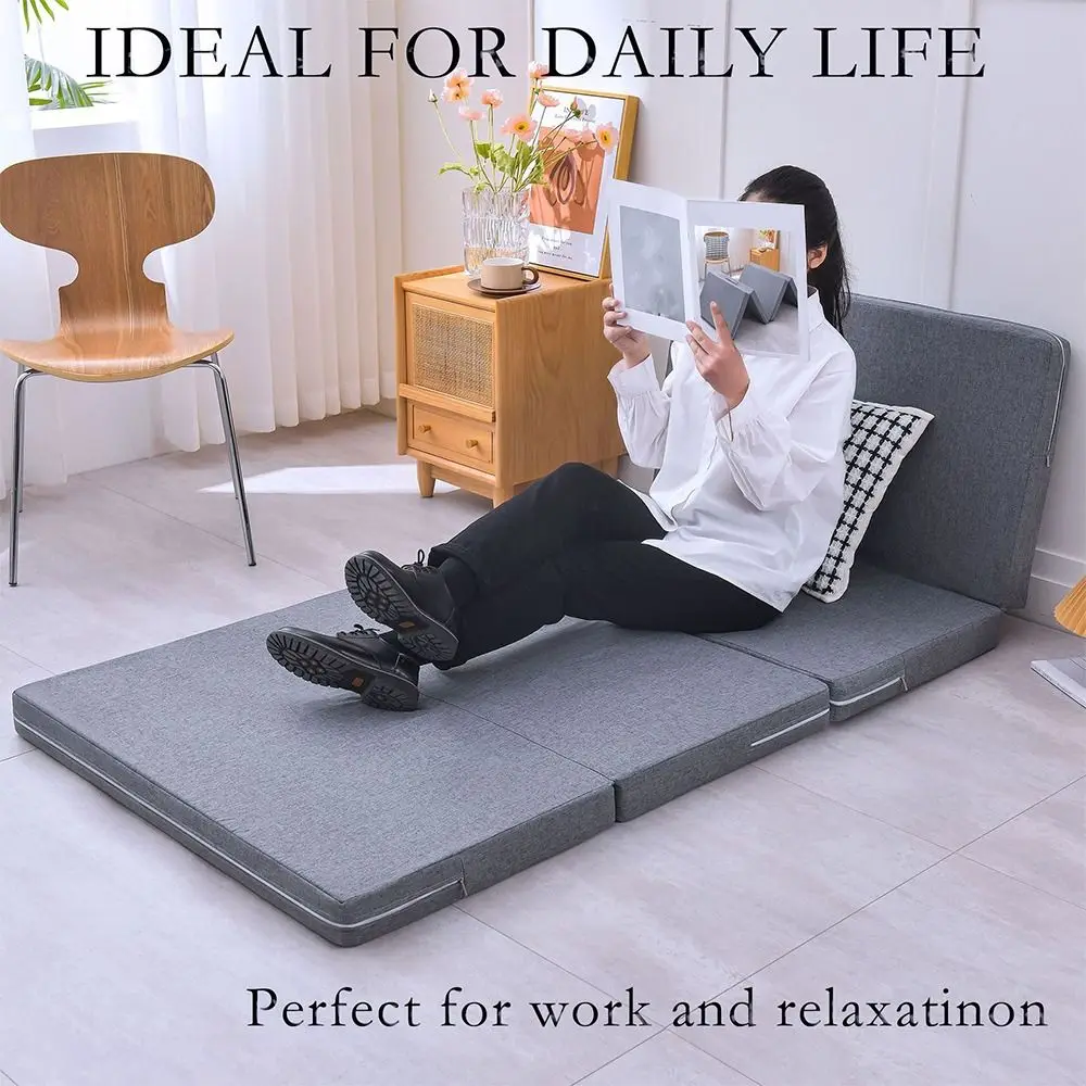 

Портативный матрас из пены с эффектом памяти, складной дизайн, съемный чехол, офисный коврик для сна, матрас из пены с эффектом памяти для отдыха