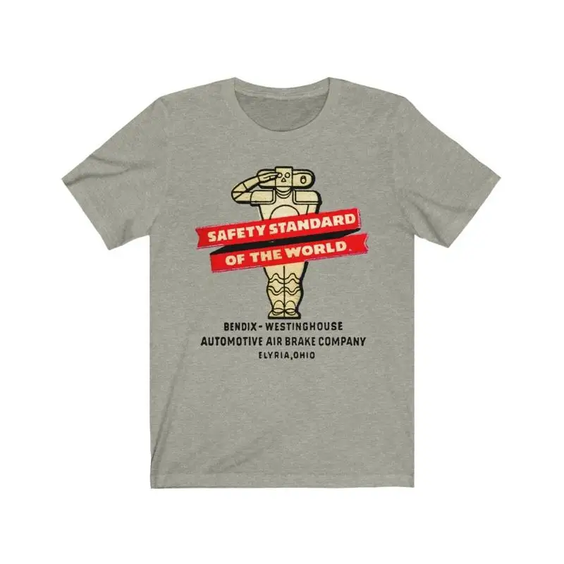 Camiseta de anúncio vintage Bendix Westinghouse Elyria Ohio