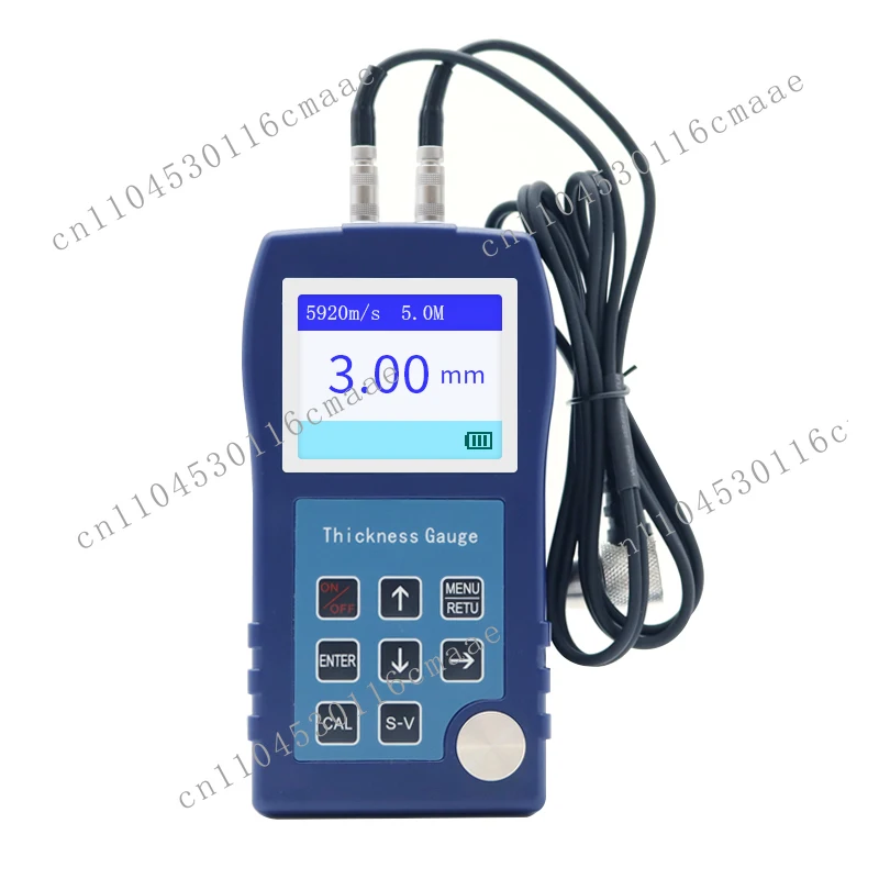 DR87S Digital Handheld Ultrasonic Thickness Gauge E-E Penetrating Coating Metal Wall Gauge