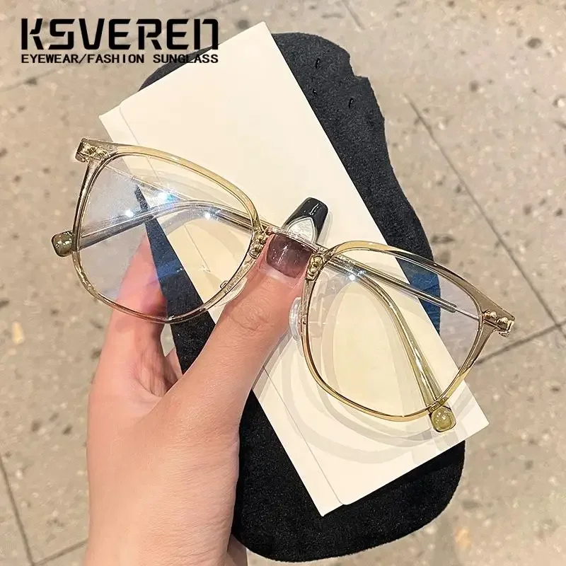 Gafas de lectura con bloqueo de luz azul ovaladas Retro de lujo a la moda, montura de gafas graduadas ópticas para hombres y mujeres de 0 + 0,5 a + 6,0