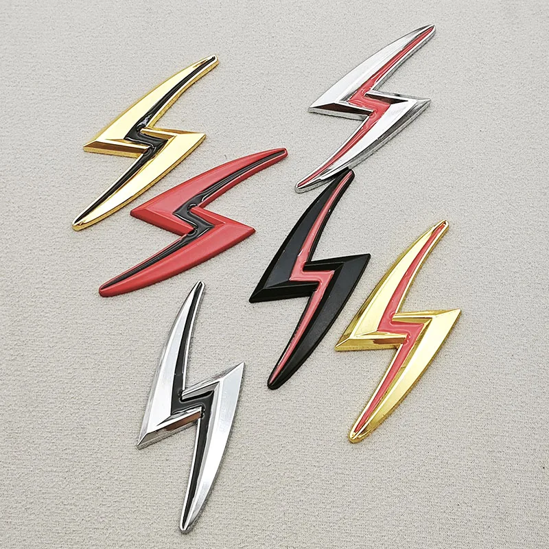 3D Metal S Lightning Logo coche trasero maletero guardabarros emblema insignia calcomanías para Nissan S14 S15 200SX 240SX Zenki Silvia Accesorios