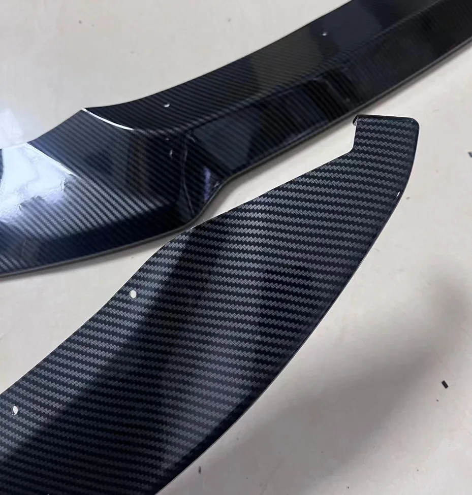For BMW M3 F80 M4 F82 F83 2015-2020 Front Bumper Lip CS Style Splitter Diffuser Spoiler Car Accessory Carbon FIber Look