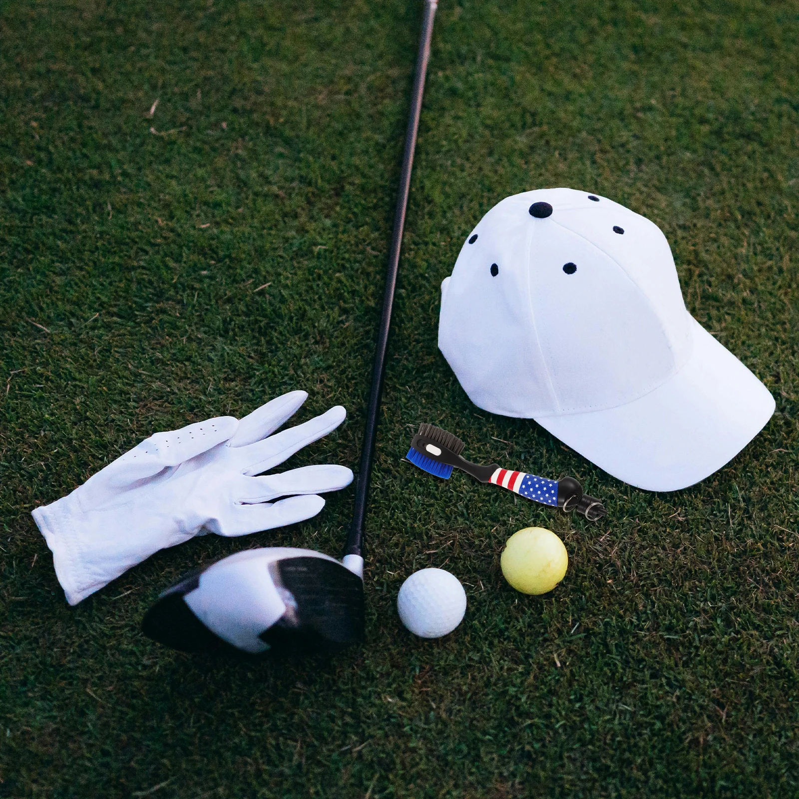 

Golf- Cleaning Brush Cleaner Tool Golfs Ball Accessories Equipment Towel Golfing