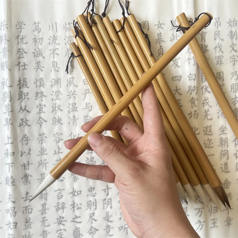 Chinese Calligraphy Small Regular Script Brush Pen Writing Painting Wolf Hair G15 Drop Ship