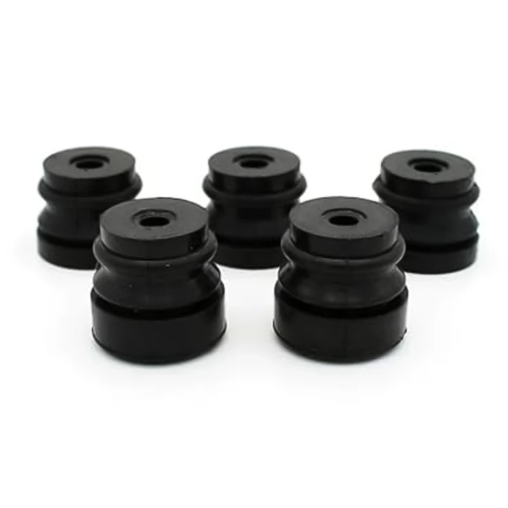 5Pcs Oil Saw Shock Absorbing Foot Cushions Replacement Rubber Damping Block For 45CC 52CC 58CC Chainsaws Garden Tools