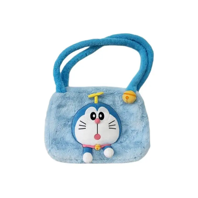 

2026 New Blue Cat Cartoon Crossbody Bag, Outdoor & Commuting Student Backpack & Handbag, Peripheral Coin Purse Anime Merchandise