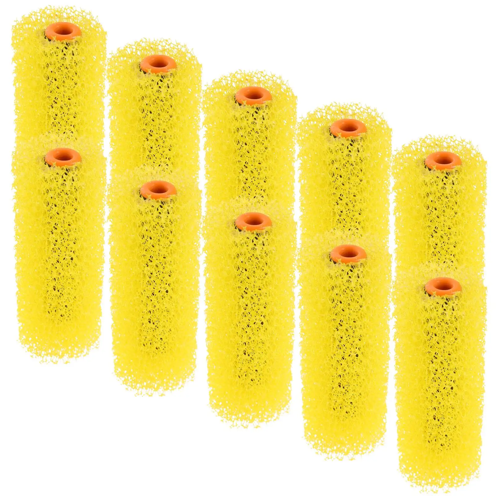 

10pcs Embossing Roller Brush Sponge Foam Texture Tools Refillable Paint Rollers 4 Inch Textured Wall Painting