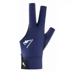 Guantes de billar de dedo abierto, adhesivos ajustables de poliéster, portátiles, ligeros y reutilizables, para entrenamiento de Amateur