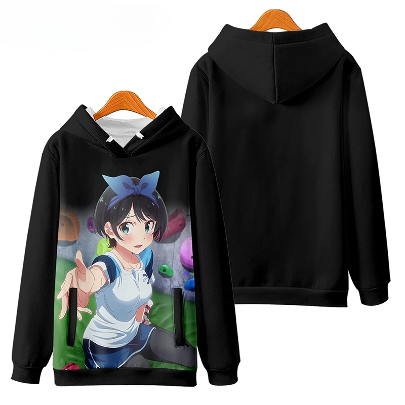 3D Print Anime Rent A Girlfriend Women/Men Hoodie Sweatshirt Mizuhara Chizuru Ruka Sarashina Sakurasawa Sumi Cosplay Costumes