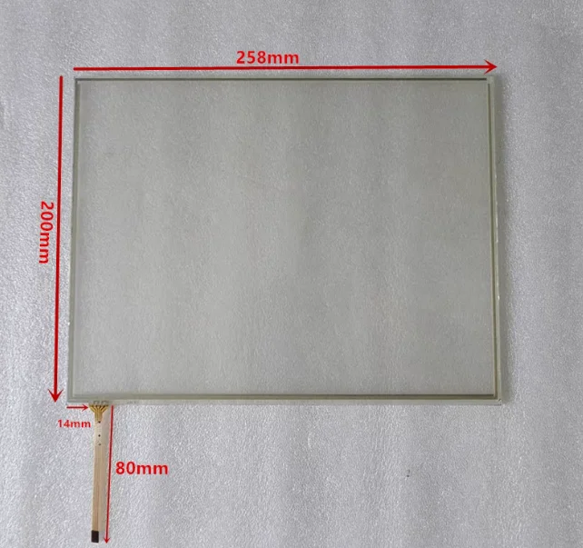 

12,1-дюймовый резистивный сенсорный экран, 4-проводной плагин, левый выход, внешний экран для рукописного ввода 3694 A, 258x200 мм