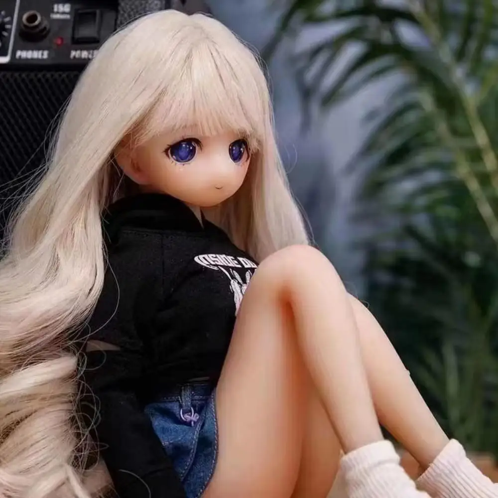 

Full Body Doll Action Toys Silicone Small Handmade Doll Moveable Joints Bjd Doll With Skeleton Mini Anime Decoration Gift