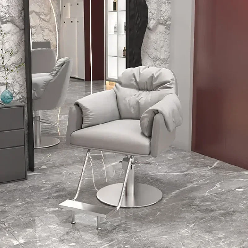 كرسي حلاق دوار تصفيف الشعر ماكياج الذهب الشامبو الفاخرة كرسي صالون تجميل صالون الحلاقة Cadeira دي مانيكير صالون الأثاث