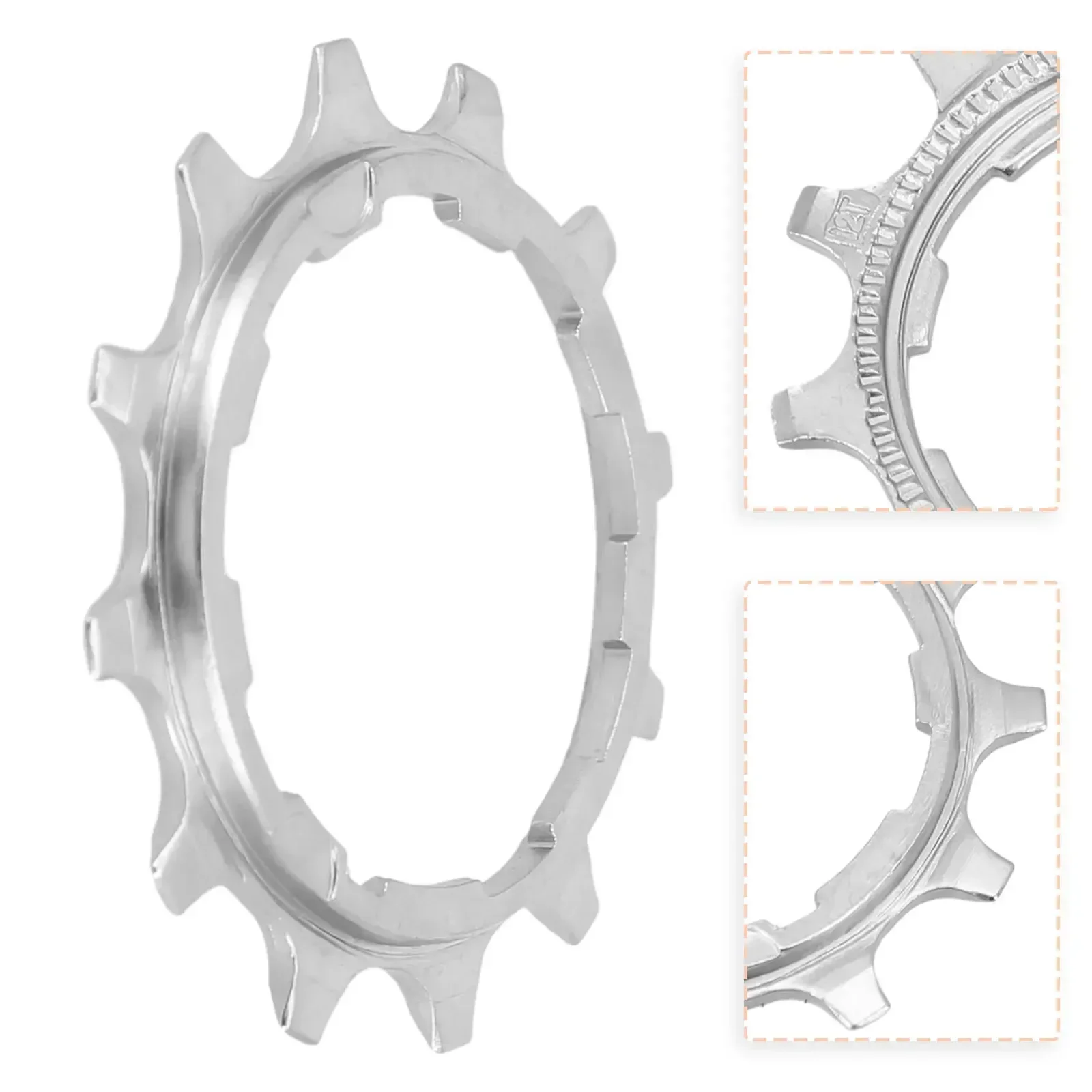 ​​Cassette Bicycle Ratchet Cog 11/12/13T Tooth 8/9/10/11 Speed Pinion Bike 10v Cogset Single Speed Freewheel Adapter Accessories