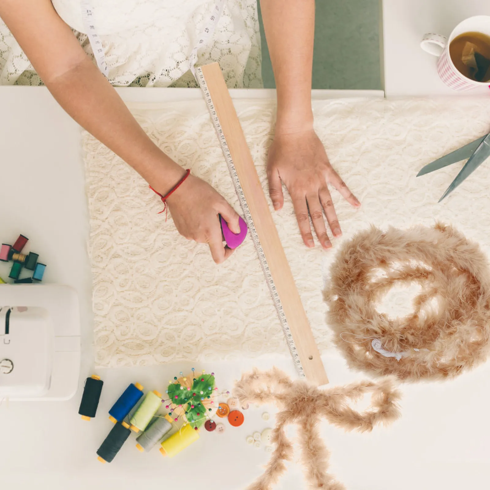 2Pcs Trim Plume Boa…