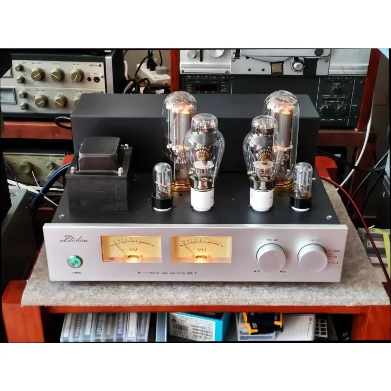 300B push 845 high-power Class A single-ended pure bile machine HIFI tube power amplifier view 2