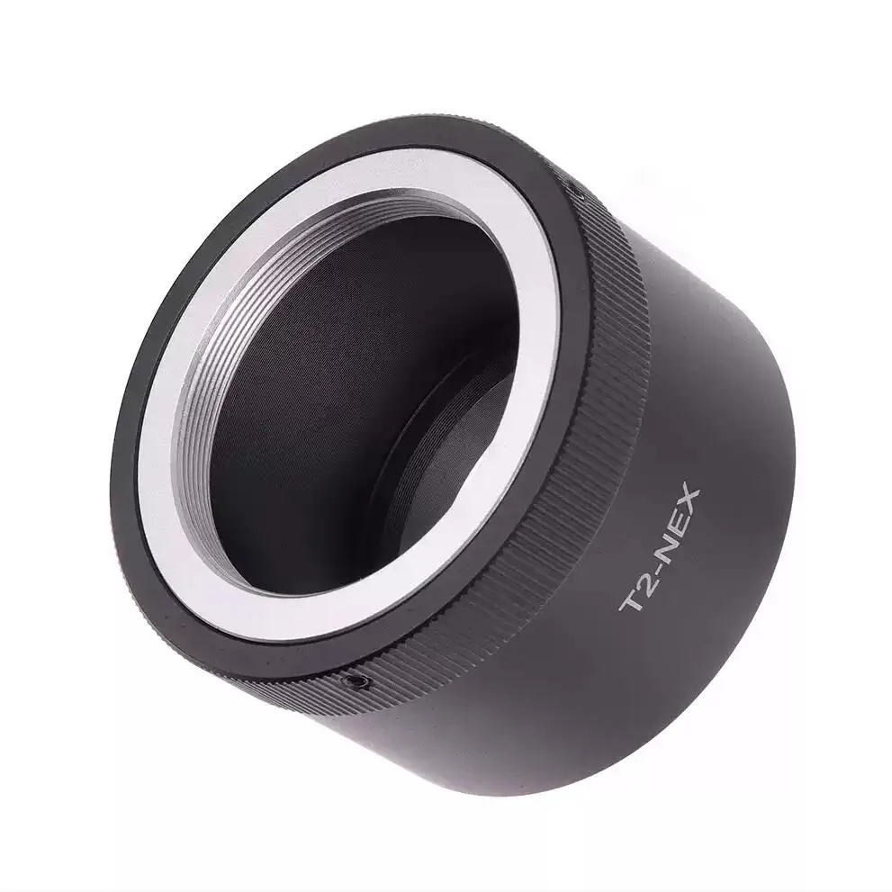 

FOTGA Adapter Ring T2-NEX Telephoto Mirror Lens Adapter Ring for Sony NEX E-Mount cameras to attach T2/T mount lens Adapter Ring