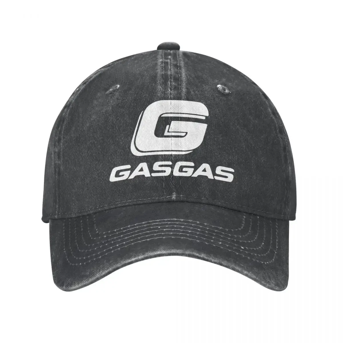 Fashion GasGas Motorcycle Baseball Cap Unisex Style Distressed Denim Snapback Cap Racing Mountain Bike Outdoor Summer Hats Cap