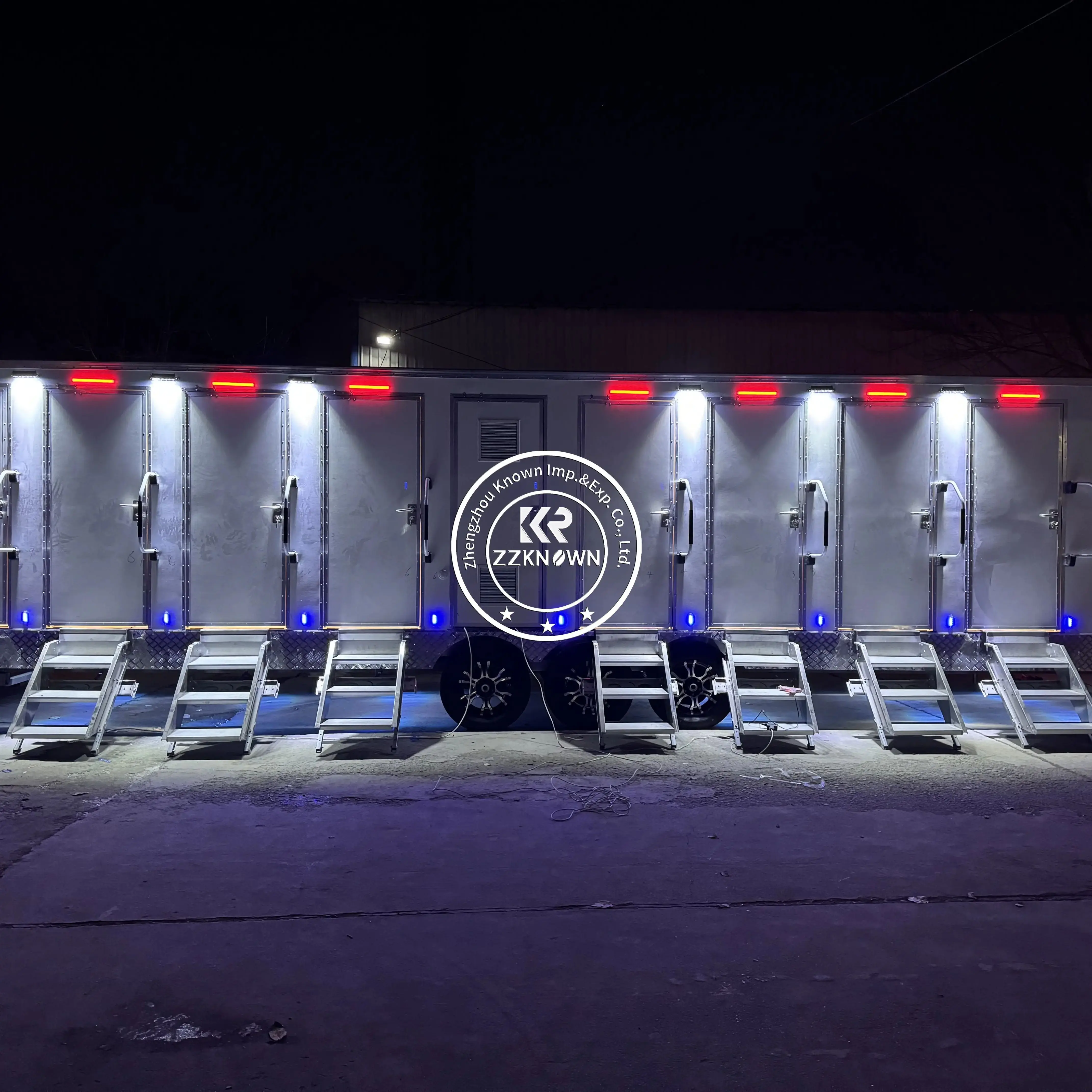 Trailer Toilet Luar Ruangan Toilet Besar Rumah Portabel Trailer Toilet Luar Ruangan Berkemah Sementara