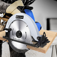 Electric Circular Saw, Heavy Duty Wood Metal DIY Cutting 3000W Blade Power Tools, Adjustable 0 to 45° Bevel Angle