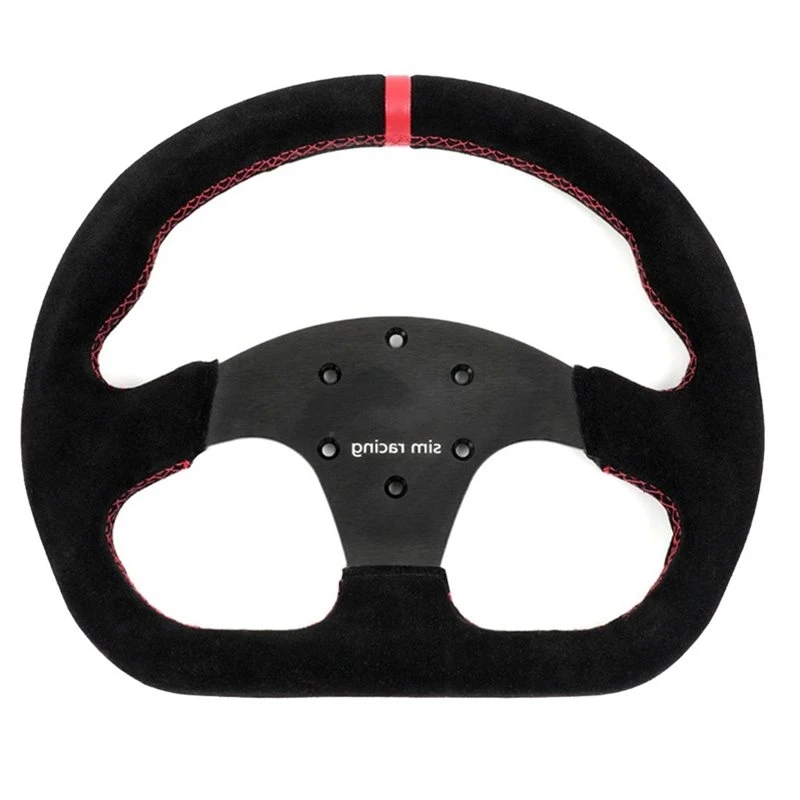 325Mm D Shape Steering Wheel 70Mm-PCD For Sim Racing