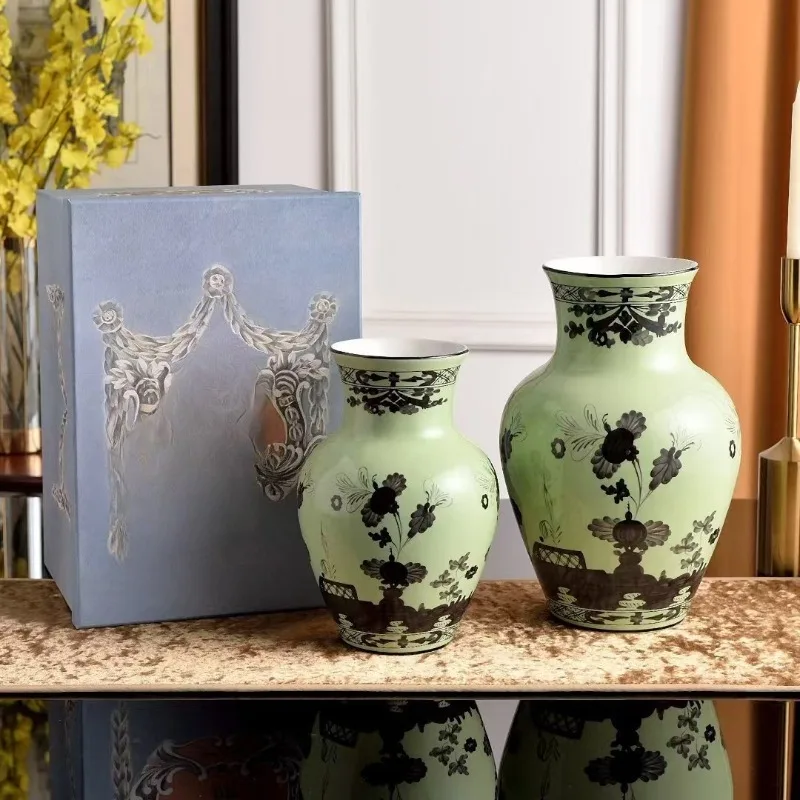 Oriental series ink and wash creative home entrance ornament ceramic desktop vase