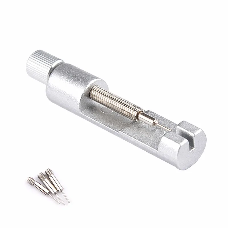 Metal Watch Link Remover Tool Adjustable Watchband Pin Remover With Extra Pins Watch Strap Adjustment Repair Tool For Watchmaker