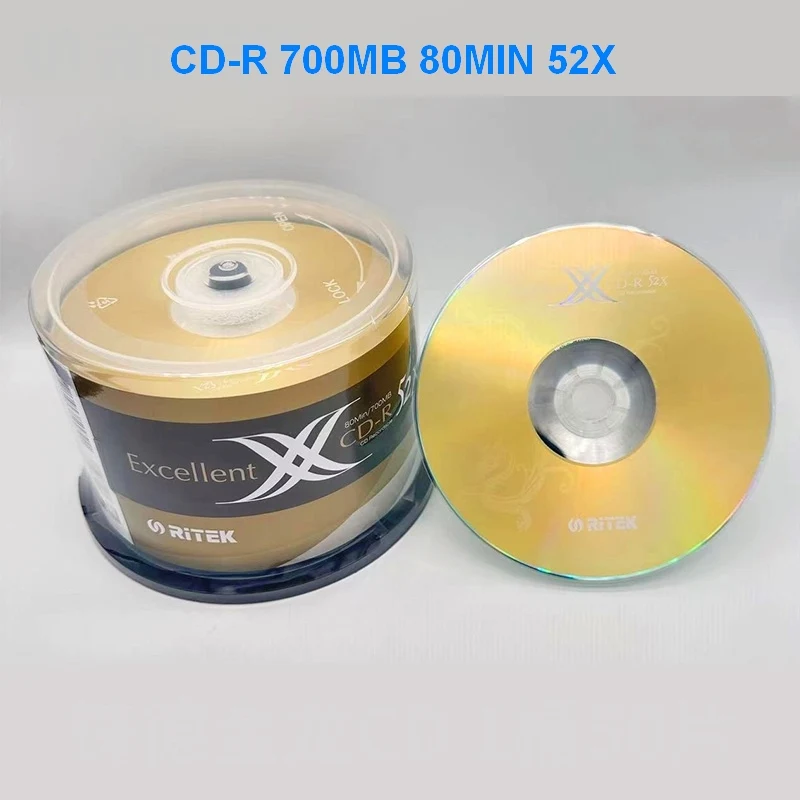 

Golden CD-R Blank disks Recordable 700MB 80MIN 52X 50 CD DiscS