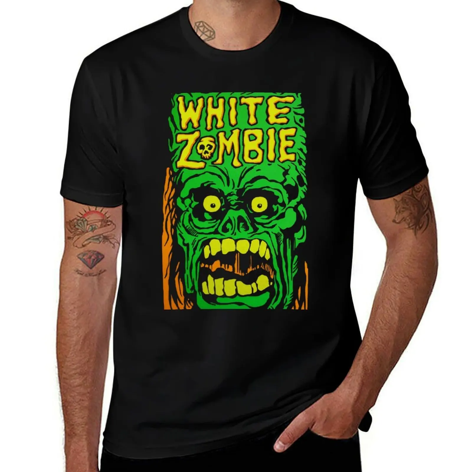 

White Zombie T-Shirt man t shirt luxury man tshirt man t shirts graphic T-Shirt