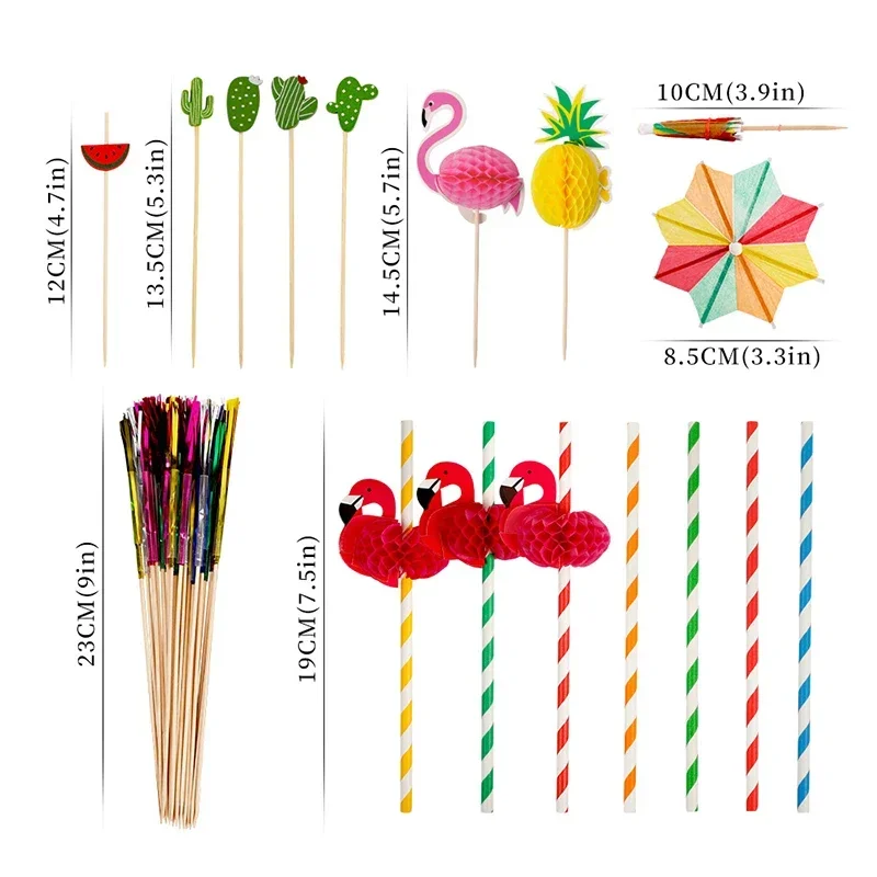 Cocktail Umbrellas Stick 70/100/140pcs Decorative Coffee Stirrers Drink Fruit Peacock Picks Umbrella Cupcake Dessert Buffet