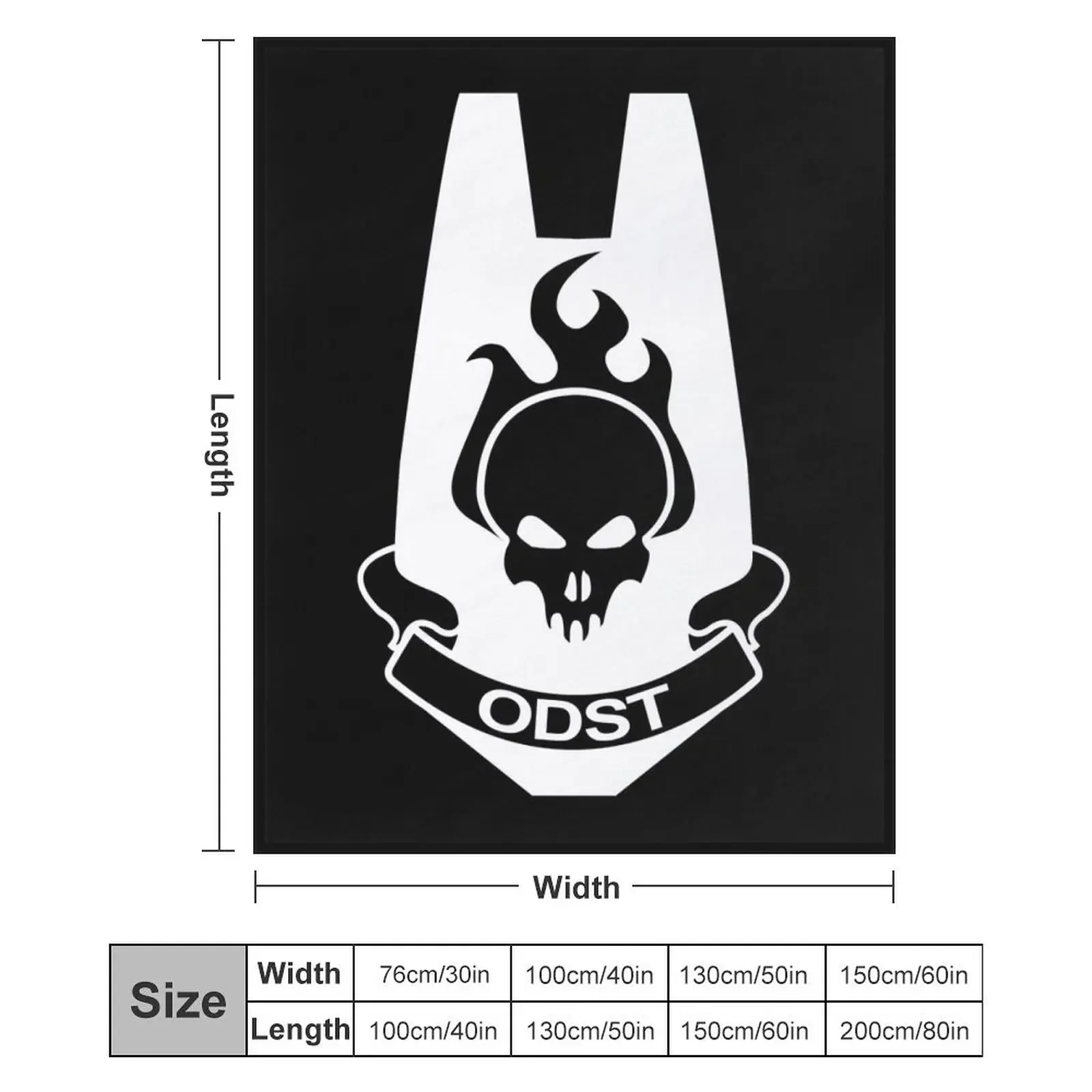 ODST Classic Throw Blanket Foldable Soft Warm Blanket for Outdoor Use - view 6