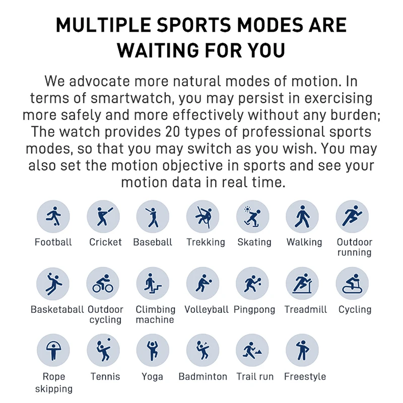 เข็มทิศ GPS ในตัว Smartwatch วิ่งกลางแจ้งกีฬา Heart Rate ความดันโลหิต Sleep Fitness Monitor นาฬิกาสมาร์ทกันน้ํา