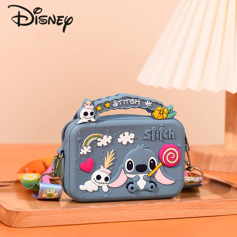 Disney Crossbody Bolsa infantil de alta qualidade, bonito dos desenhos animados, carteira zero, presente de aniversário, nova moda