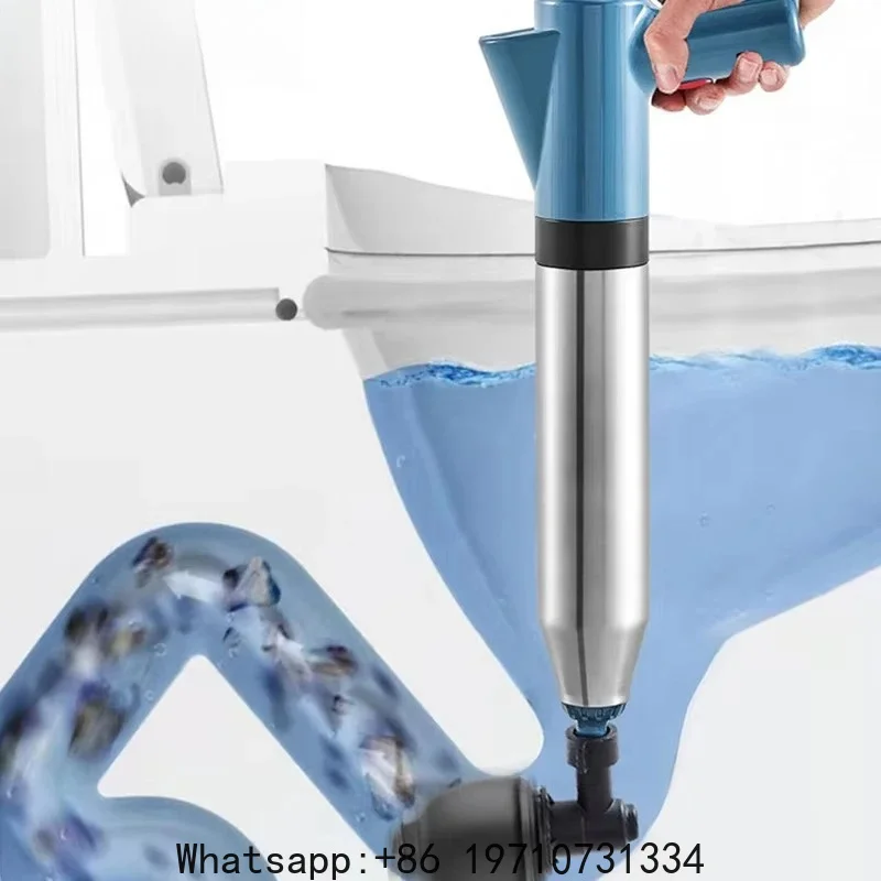 Toilet Plunger High Pressure Drain Plunger Sewer Pipe Unblocker Air Drain Blaster  Dredge Clog Remover for Kfitchen Sink Drain