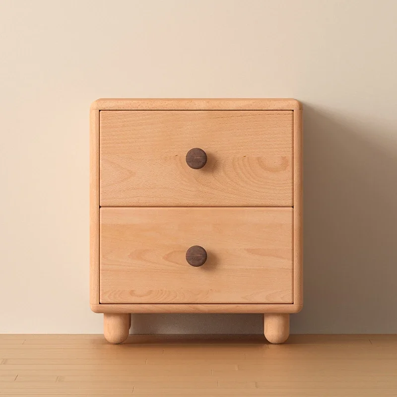 Children's furniture boys all solid wood bedside table children's locker modern simple girl bedroom bedside cabinet