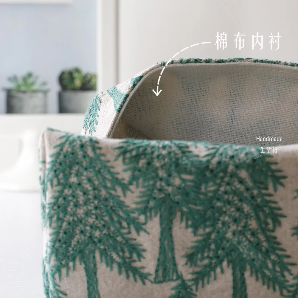 Handmade original embroidery butterfly fabric paper towel set car drawer box desktop dining room living room home commercial use