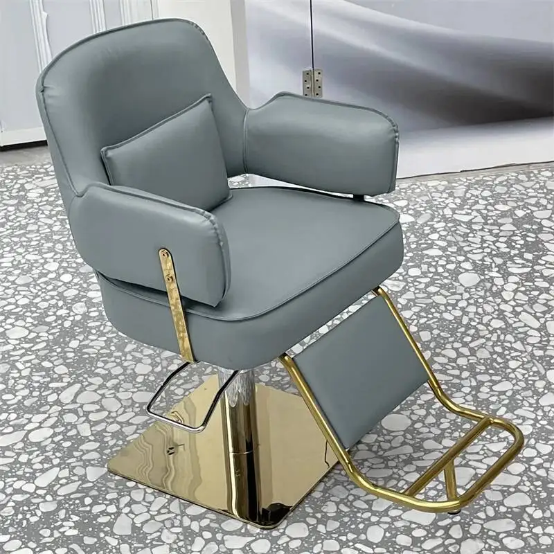 

Workshop Tattoo Barber Chair Cosmetic Nail Trolley Workshop Luxury Adjustable Barber Chair Stool Silla De Barbero Home Furniture