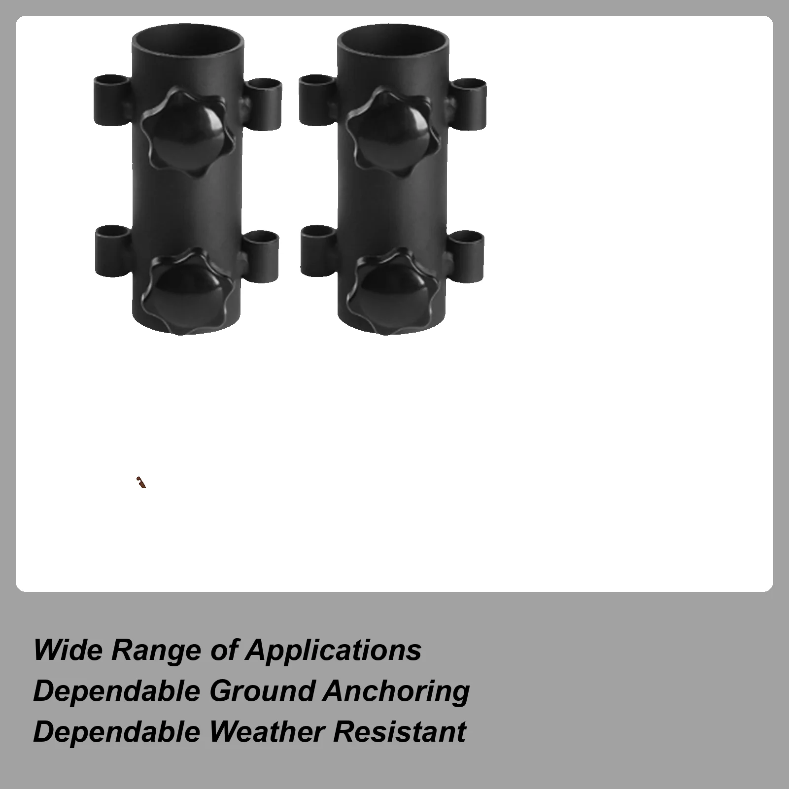 

Tent Fixing Holder Awning Tent Rod Holder Quick Installation Outdoor Umbrella Rod Support Base For Beach Camping Hiking Fishing