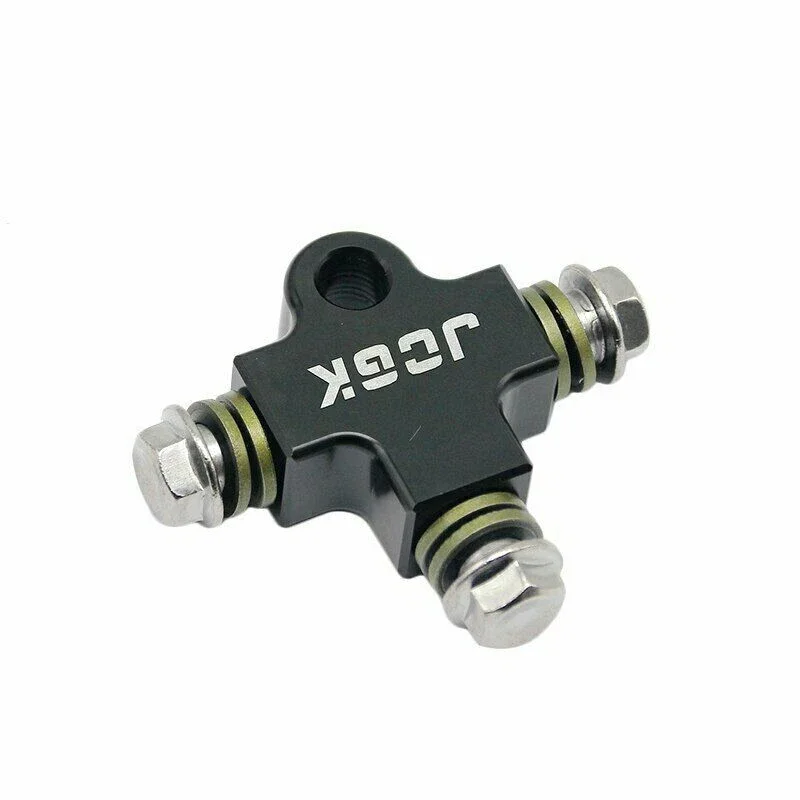 ZSDTRP Motorcycle ATV Brake System 3-Way Adapter Hydraulic Brake Pipe Tee Connector Kit - view 4