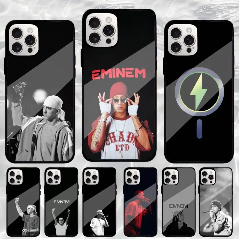 

Rapper E-Eminem Phone Case For iPhone17,16,15,14,13,12,11 Plus,Pro Max Magnetic Magsafe Wireless Charging