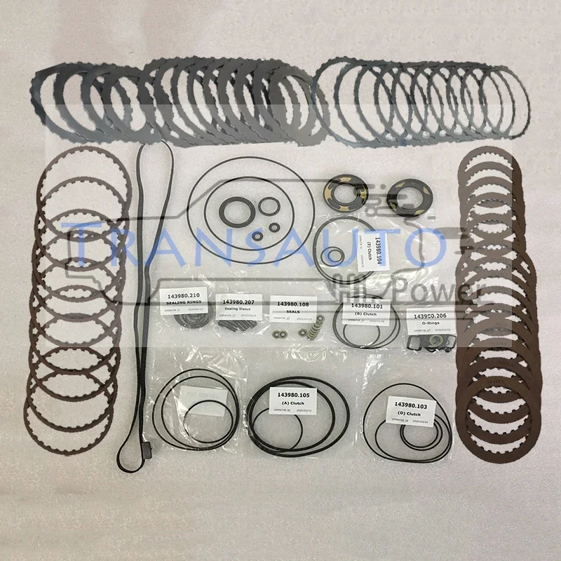 6HP19 6HP21 Transmission Master Rebuild Kit Friction Steel Plate For BMW 1 3 5 SeriesX5 X3 Audi 6HP-19 6HP-21 Gearbox Repair Kit