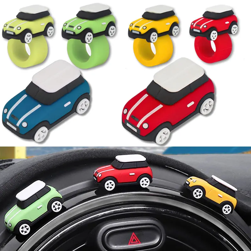 Silicone Car Model Ornament for BMW Mini Cooper One JCW Clubman Coutryman Women's Car Interior Accessories Ornament Doll