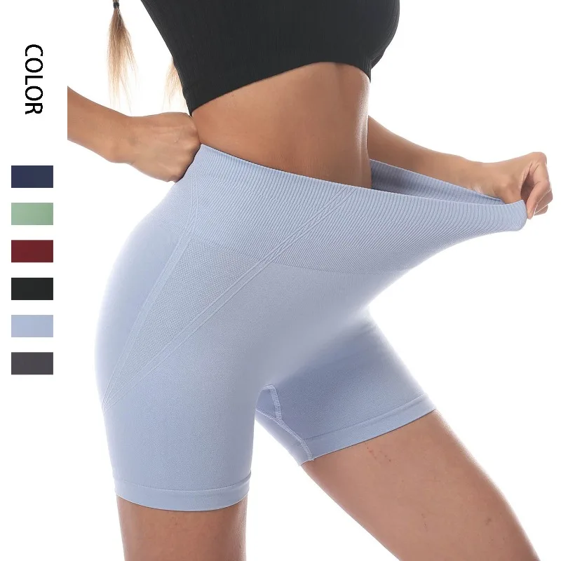 

Women Yoga Shorts Breathable High Waist Shorts Fitness Tights High Waist Gym Running Push Up Clothes Workout Cycling Shorts