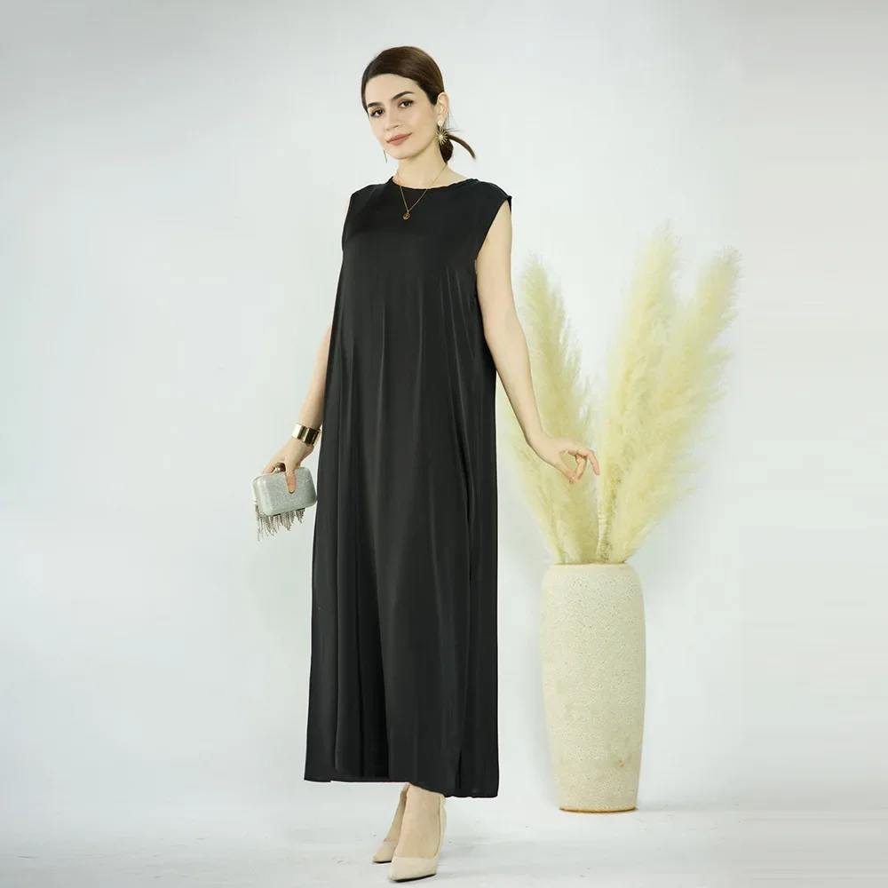 

Ramadan African Dresses Islamic Clothing for Women Dubai Abaya Turkey Arabic Plain Muslim Dress Robe Musulmane Femme Vestidos