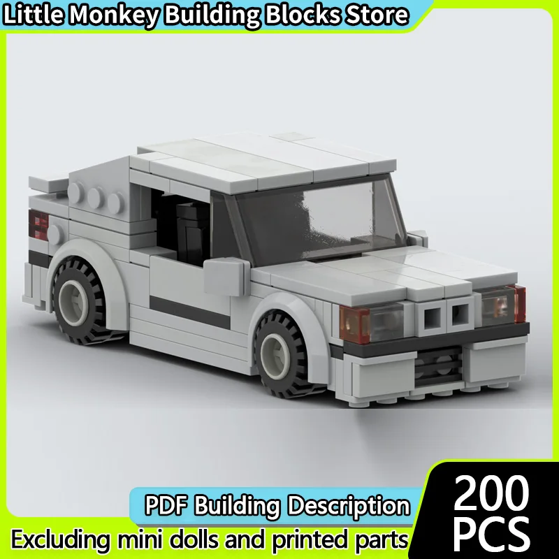 Speed Racing Car Model MOC Building Bricks M3 E36 Performance Car Modular Technology Children Holiday Gifts Assemble Toys Suit