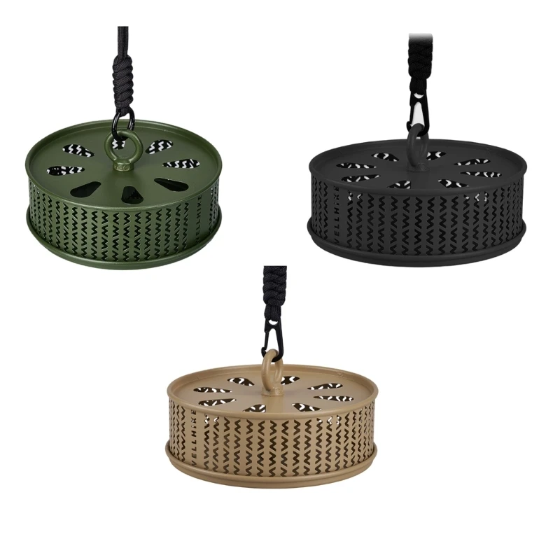 Mosquitoes Incenses Holder Mosquitoes Incenses Burners Box Hanging Mosquitoes Spirals Holder with Handle Incenses Holder