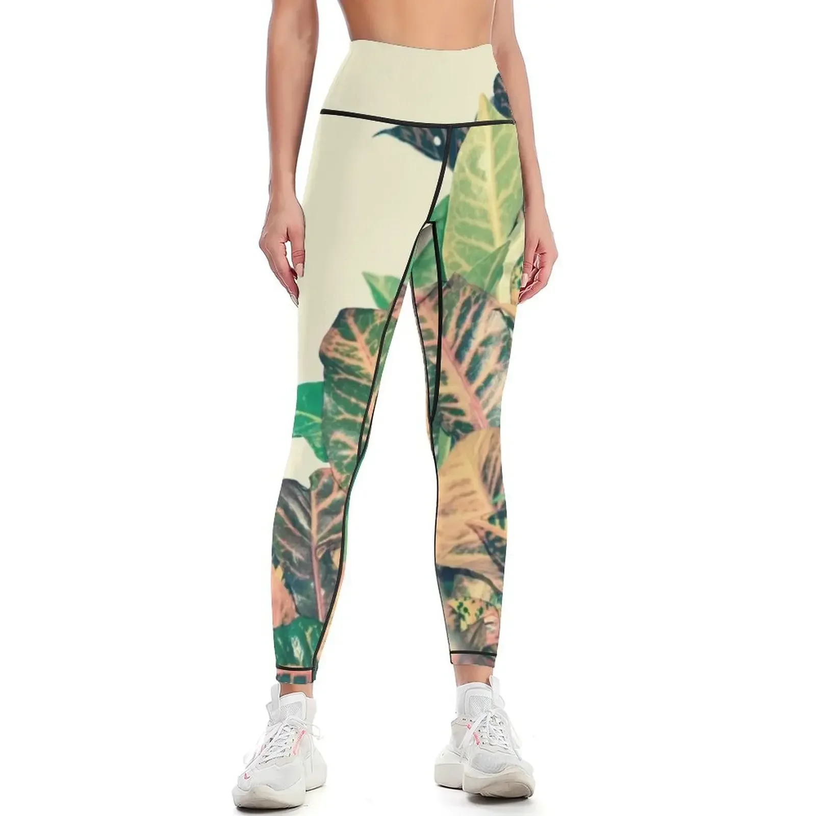 

Costa Rican Foliage Leggings Women's high waist gym wear Fitness clothing Sweatpants Womens Leggings