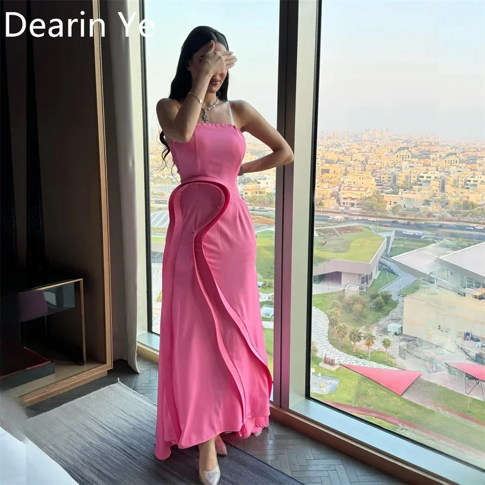 

Customized Formal Gown A-line Ankle Length Skirts Sleeveless Bespoke Occasion Dresses Prom Saudi Arabia Evening Dress