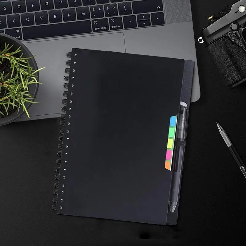 Spiral Notebook Eco-Friendly Waterproof Pads Smart Reusable Planner & Notepad Waterproof Mineral Stone Paper Erasable Notebook