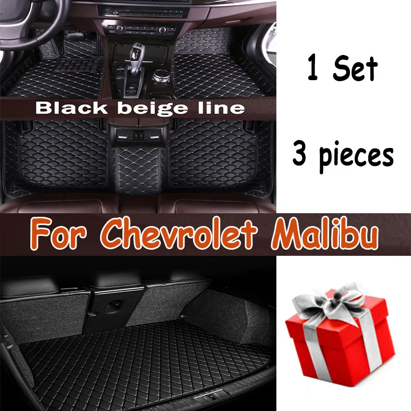 

Car Floor Mats For Chevrolet Malibu 2012 2013 2014 2015 Custom Auto Foot Pads Automobile Carpet Cover Interior Accessories