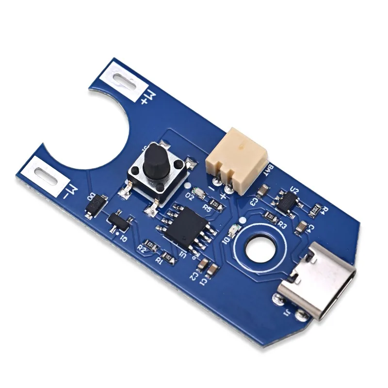 Rechargeable Motor Drive Board Type‑C Circuit Board For Water Pump Toy Massager Motor Driver
